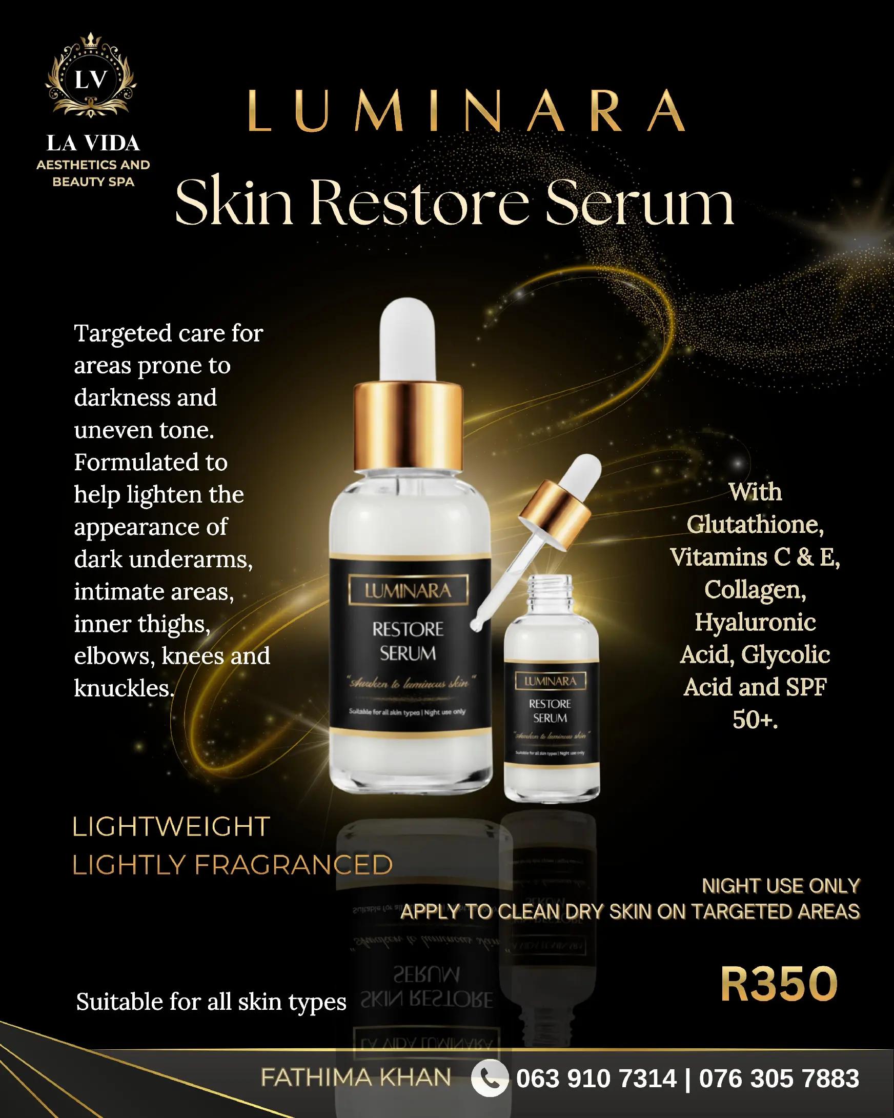 Restore Serum — Luminara by La Vida